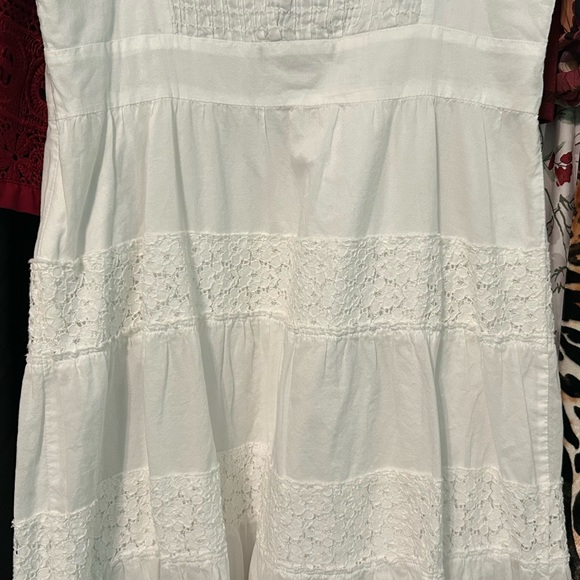 Apt. 9 White Lace Striped Dress - Picture 7 of 10